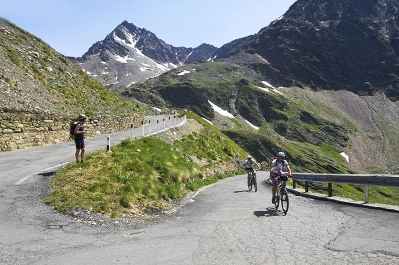 salita al passo gavia