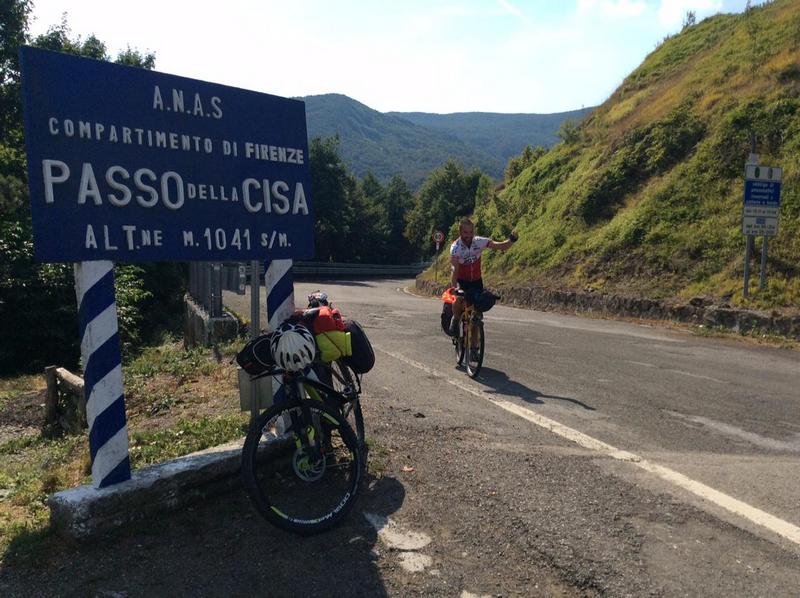 viaggio in bici appennini