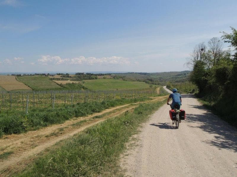 strade bianche toscana in bici