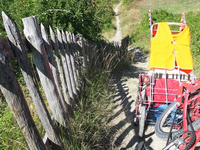 sterrato viaggio in bici