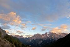 Le tre cime e il monte Cristallo