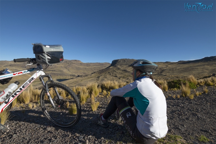 Quebrada Linda in bici in Perù