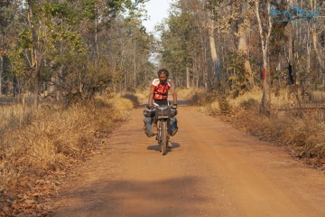 Segnale mine giungla cambogiana