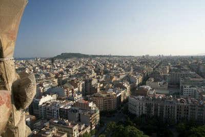 Barcellona vista dalla Sagrada Familia