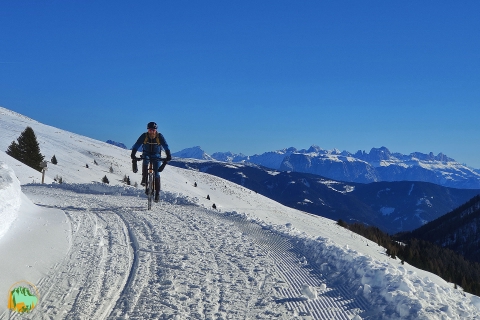 Merano 2000 sulla neve in bici