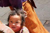 Bambina in Bhutan