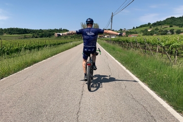 Fenice Bike sulla Via Francigena in bici