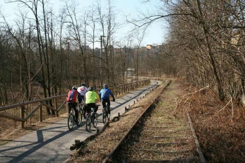 Ferrovia Valmorea in bicicletta