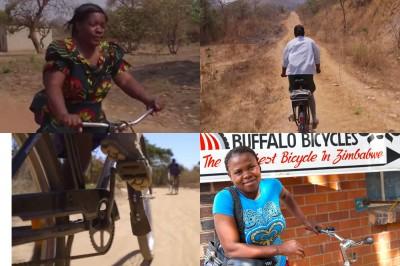 Donne in Africa in bici