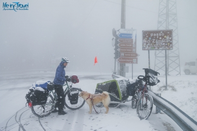 Leo, Vero e Nala viaggiare in inverno