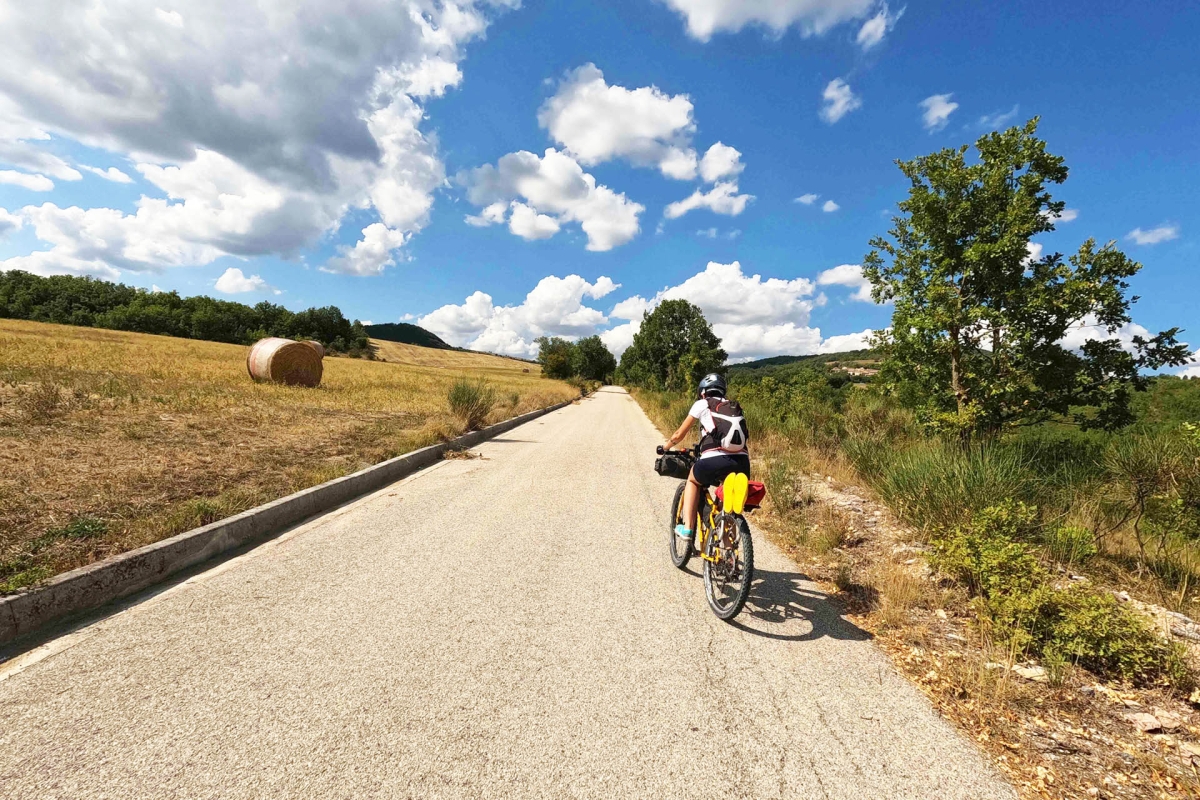 Bikepacking Umbria in bici